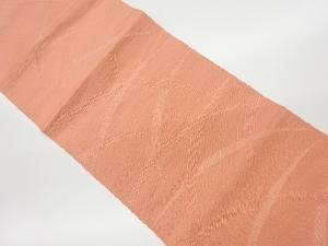 リサイクル 手織り紬芝草模様織出し名古屋帯